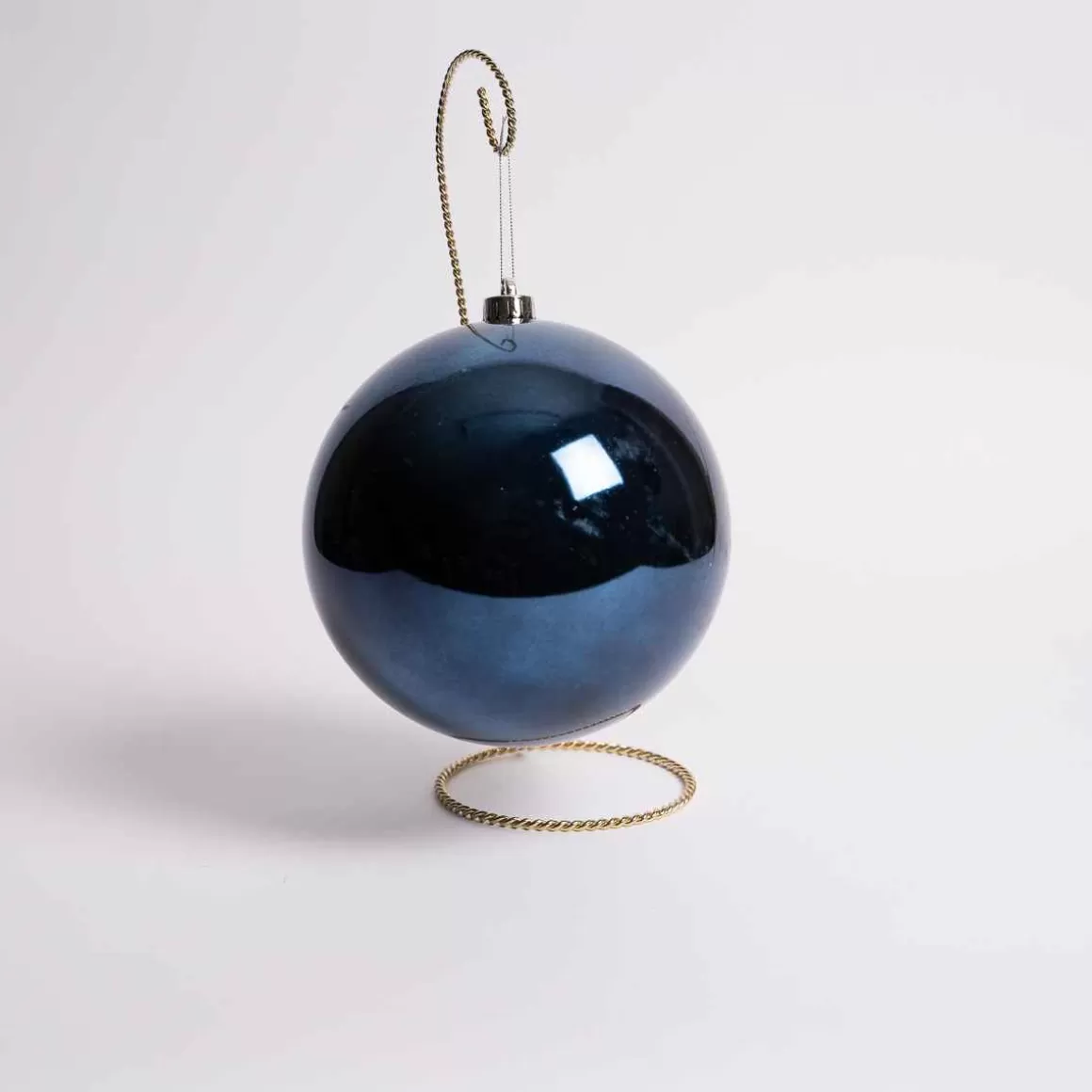 Christmas Place 200Mm Midnight Blue Shiny Ball Ornament Shop