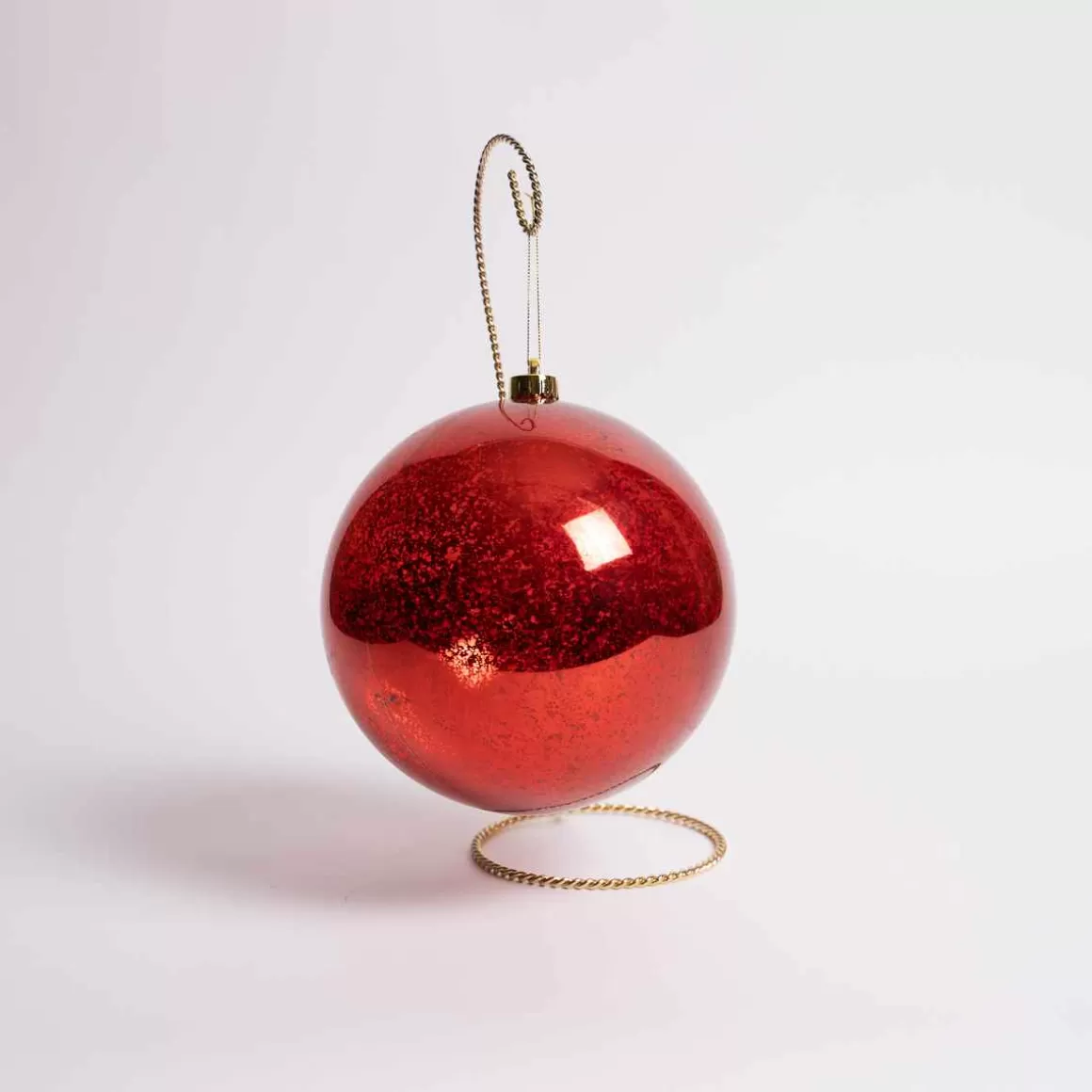 Christmas Place 200Mm Red Mercury Ball Ornament Best