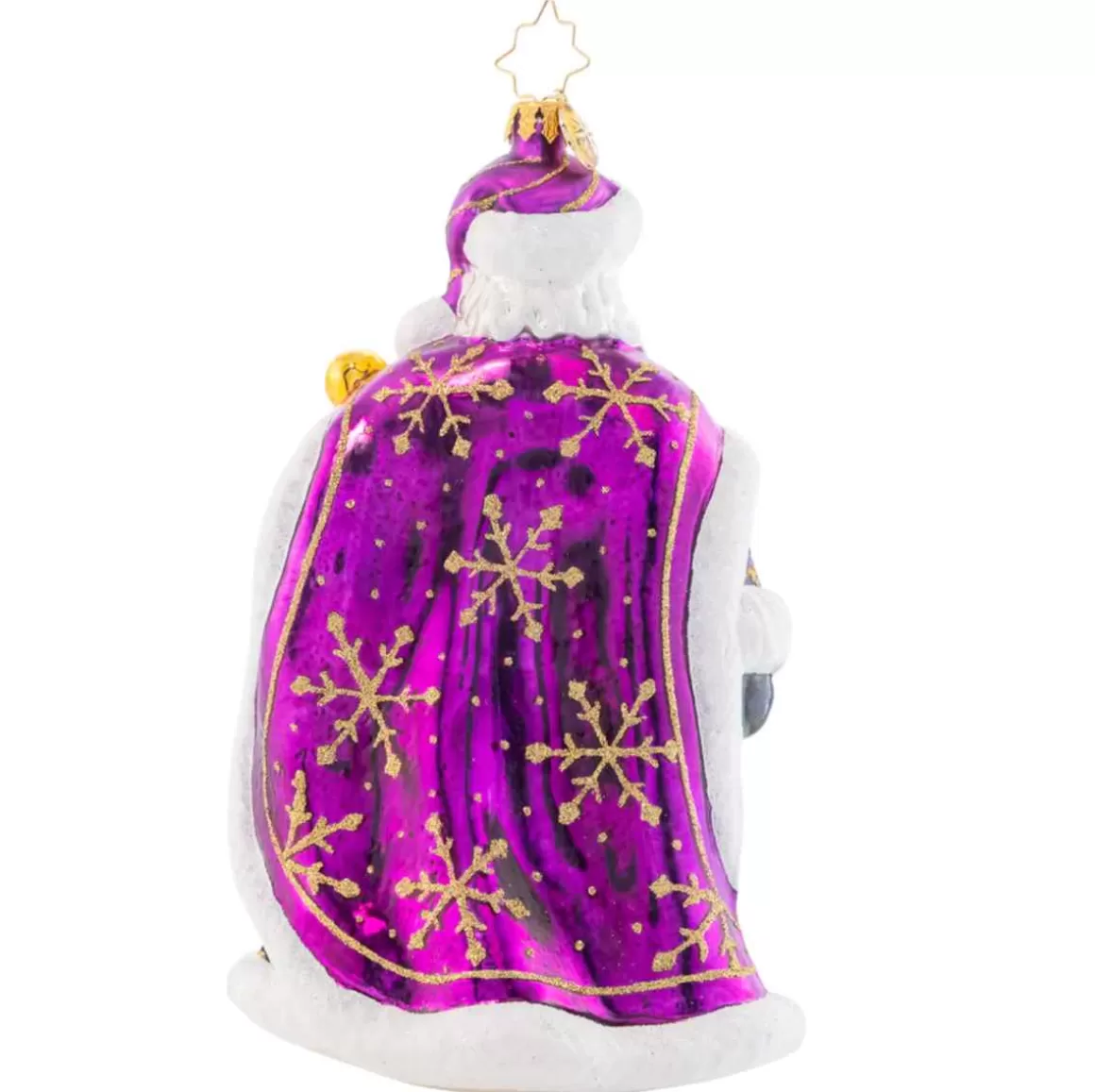 Christmas Place 2023 A Vision In Purple Glass Ornament Discount