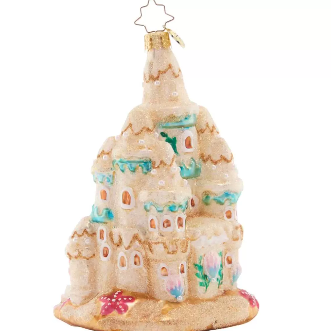 Christmas Place 2023 Castle In The Sand Glass Ornament Cheap