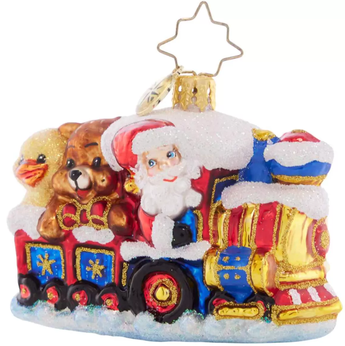 Christmas Place 2023 Choo Choo Express Glass Gem Ornament Sale