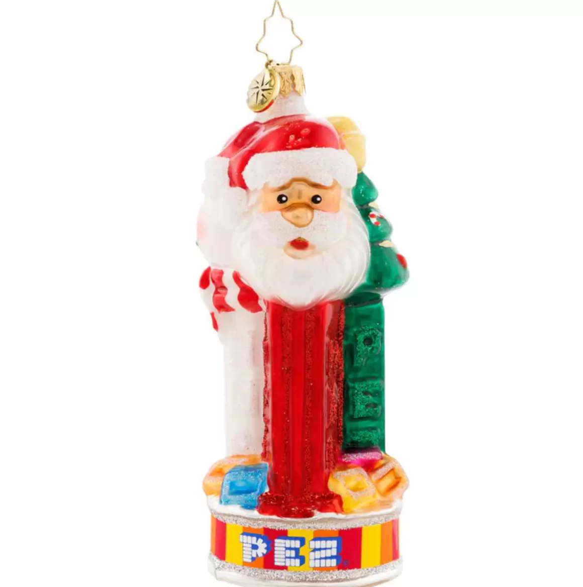 Christmas Place 2023 Jolly Pez Glass Ornament Sale