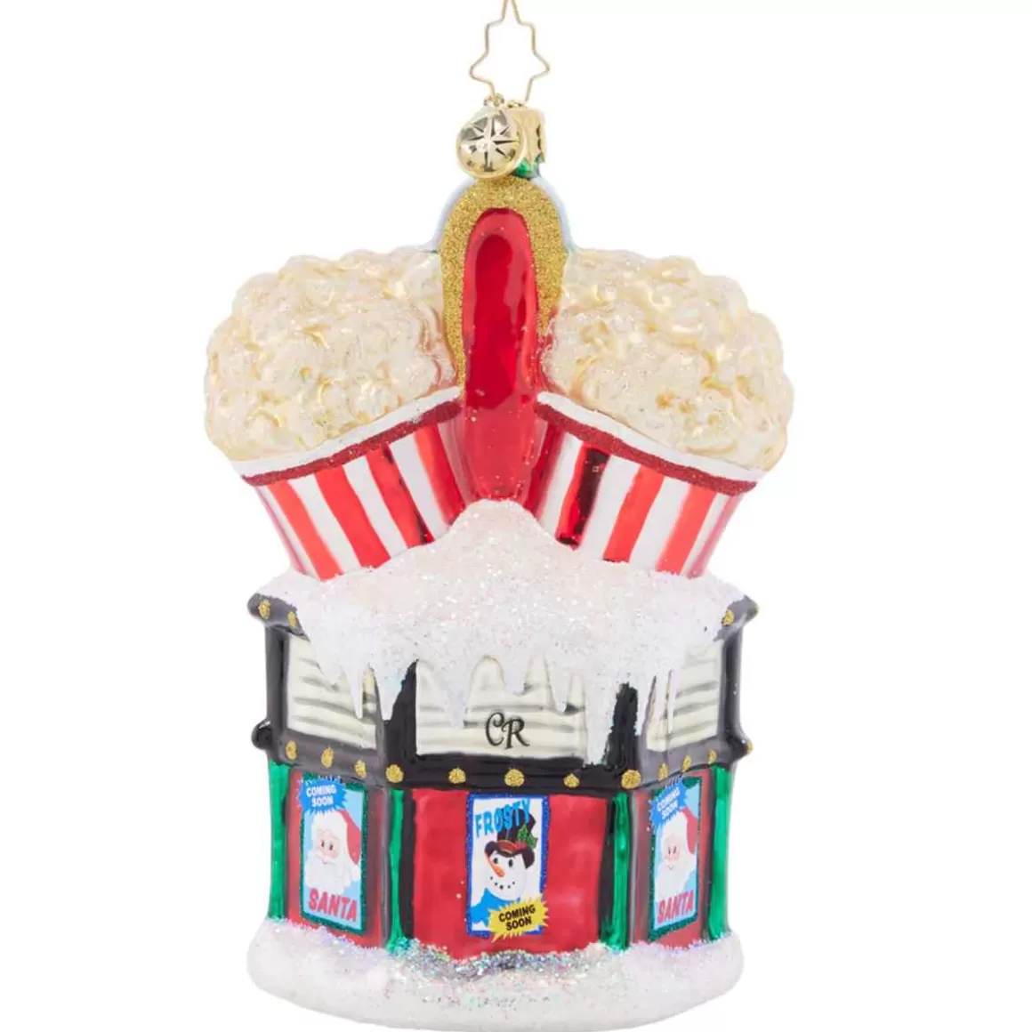 Christmas Place 2023 Marvelous Marquee Glass Ornament Clearance