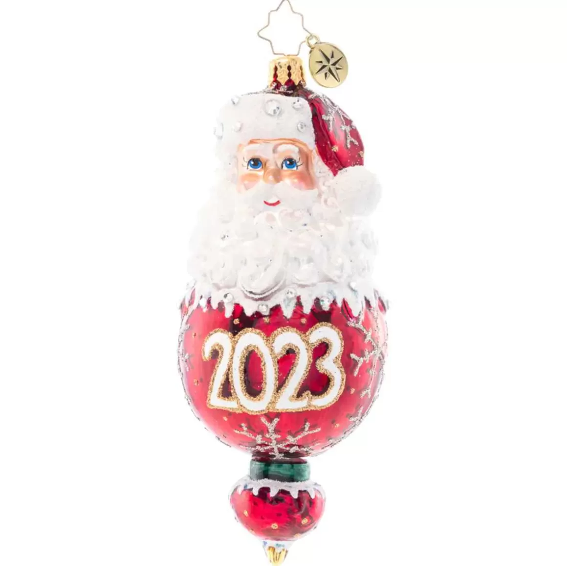 Christmas Place 2023 New Year Elegance Glass Ornament Shop