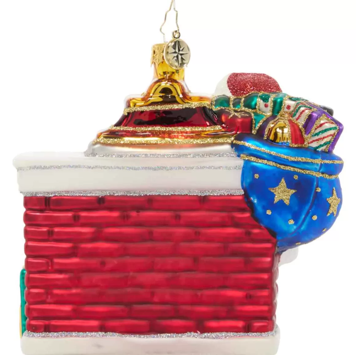 Christmas Place 2023 Nice List Santa Glass Ornament Shop