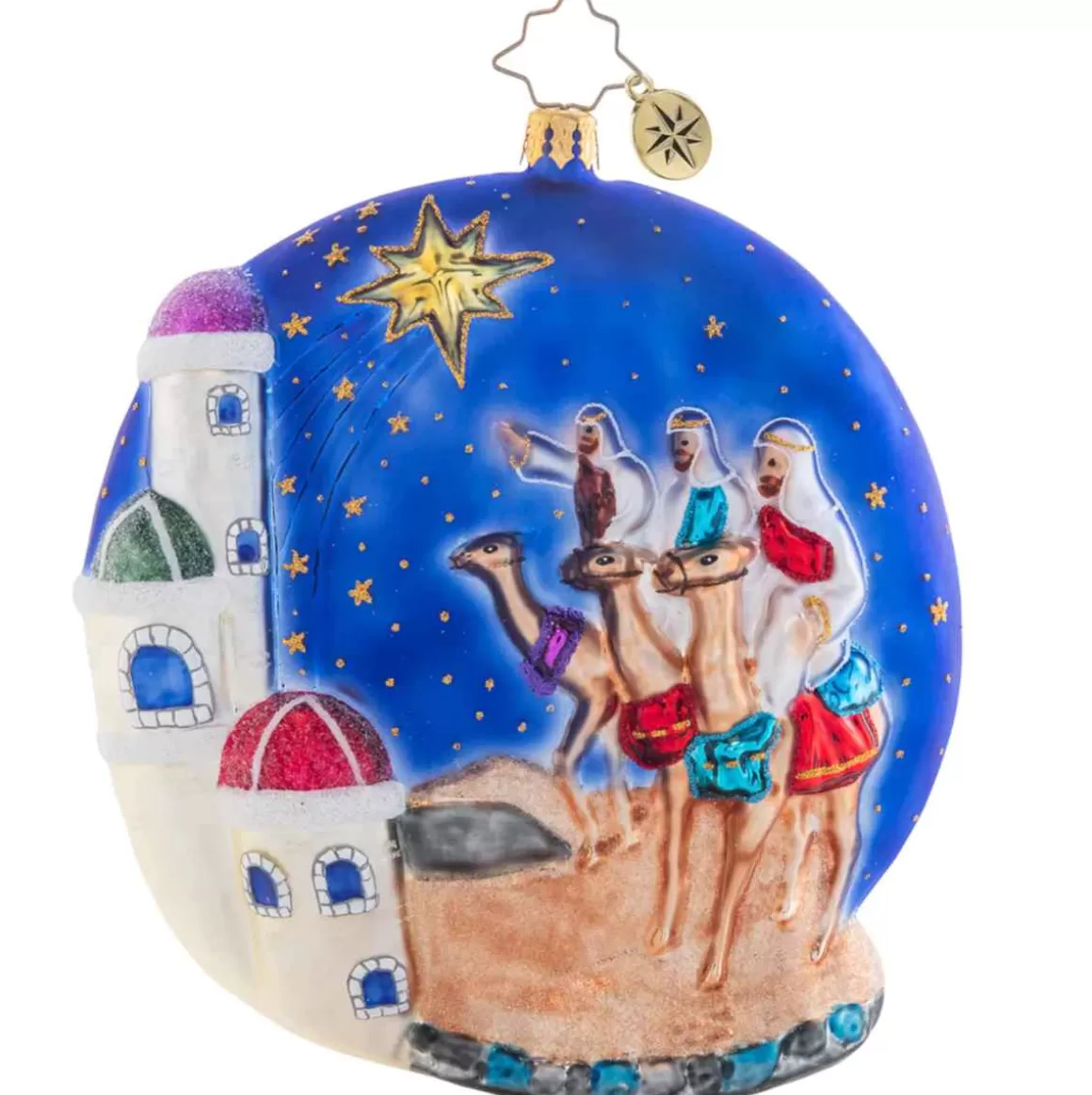 Christmas Place 2023 Oh Holy Night Glass Ornament Discount