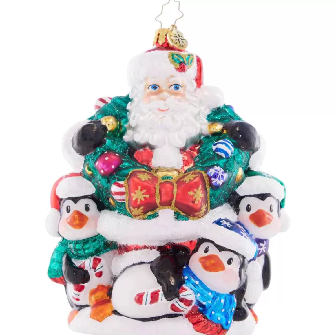 Christmas Place 2023 Polar Portrait Glass Ornament Cheap