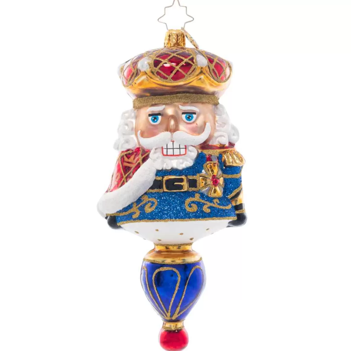 Christmas Place 2023 Royal Nutcracker Glass Ornament Best Sale