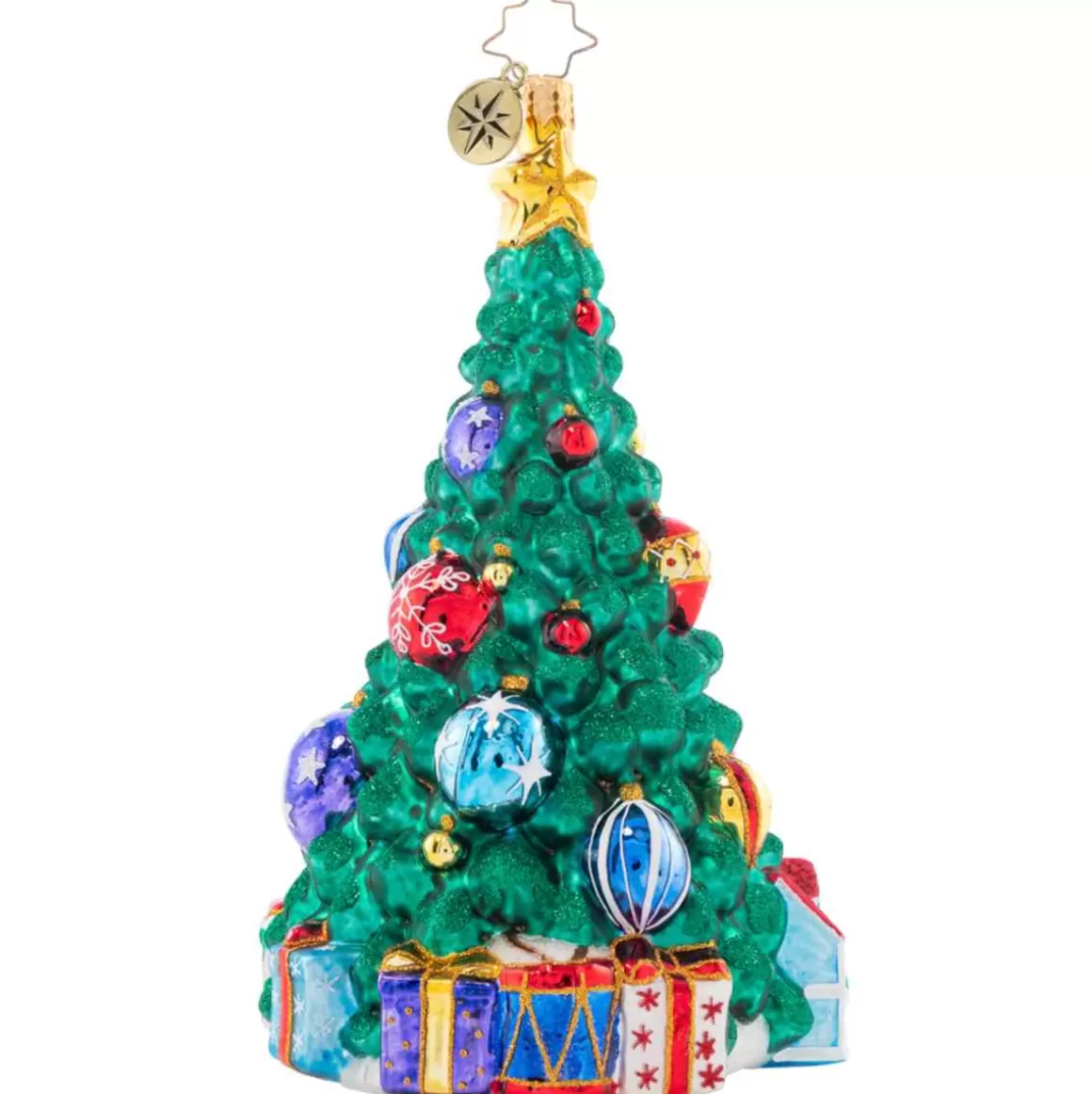 Christmas Place 2023 Tastefully Trimmed Tree Glass Ornament Outlet