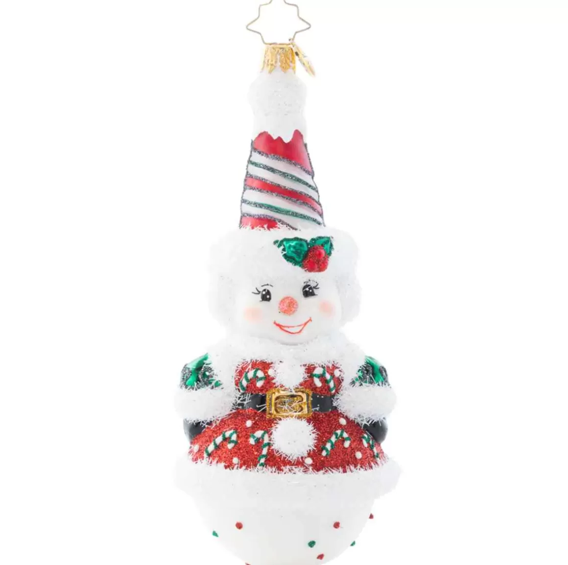 Christmas Place 2023 Twice As Nice Snowman Glass Ornament Cheap