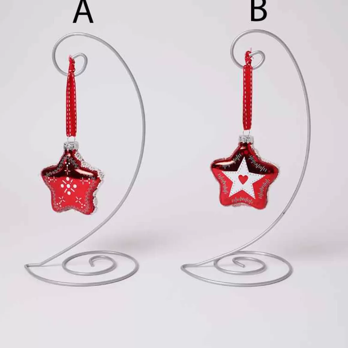 Christmas Place 3In Glass Red Star Ornament Online