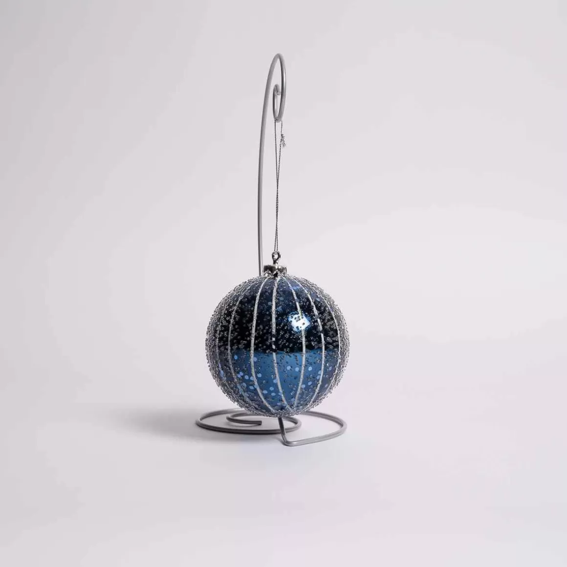 Christmas Place 4In Periwinkle Blue Drip Ball Online