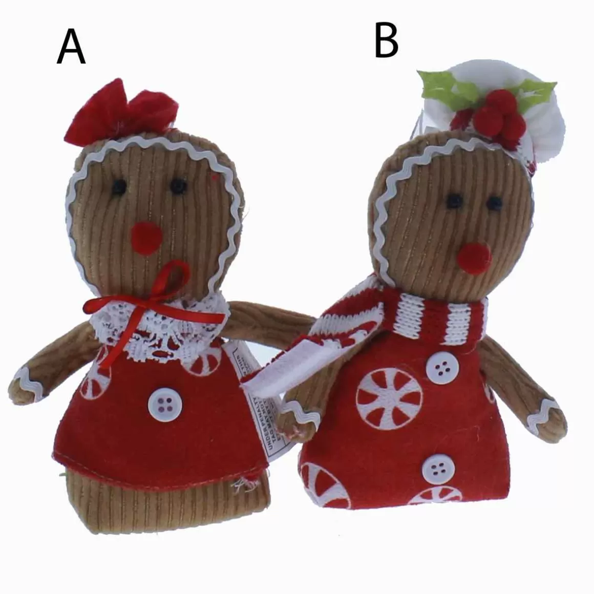 Christmas Place 5.5 Inch Plush Gingerbread Ornament Best Sale