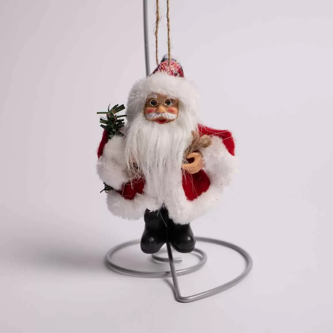 Christmas Place 5 Inch Santa With Branch Sale