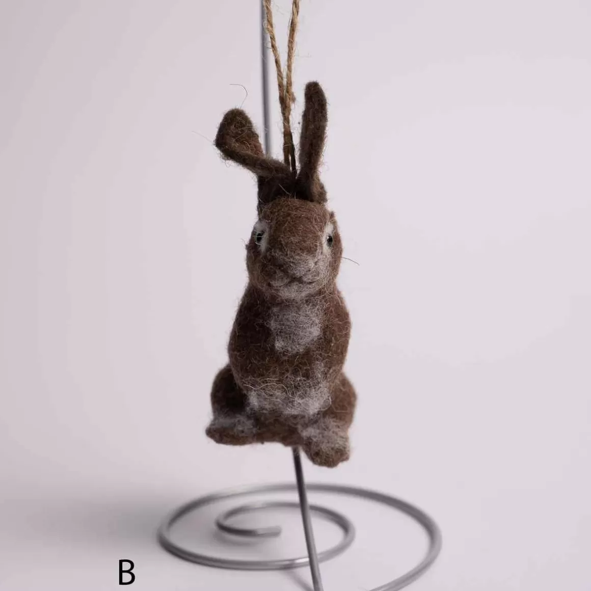 Christmas Place 5 Inch Wool Rabbit Ornament Best