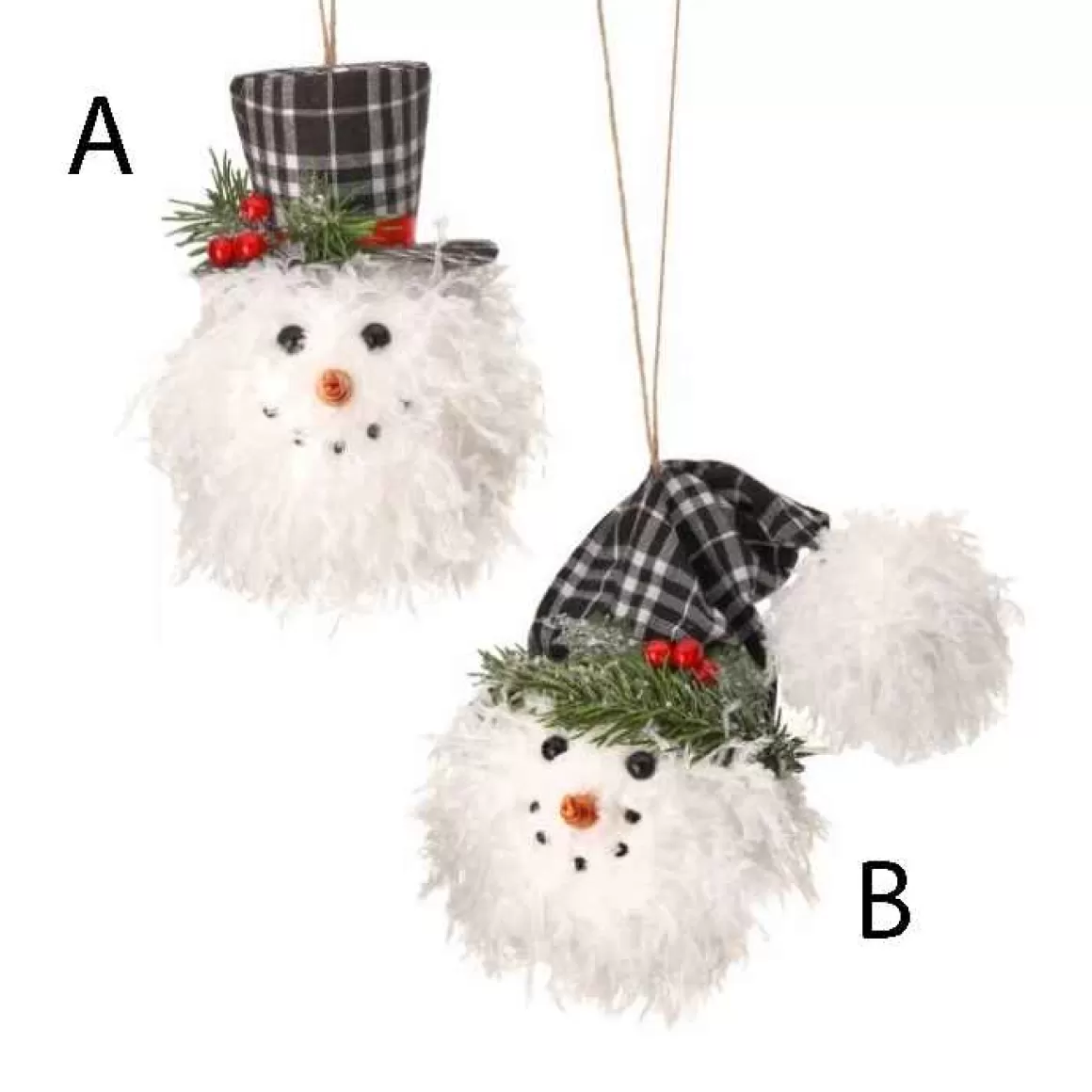 Christmas Place 8 Inch Buffalo Snowman Head Best Sale