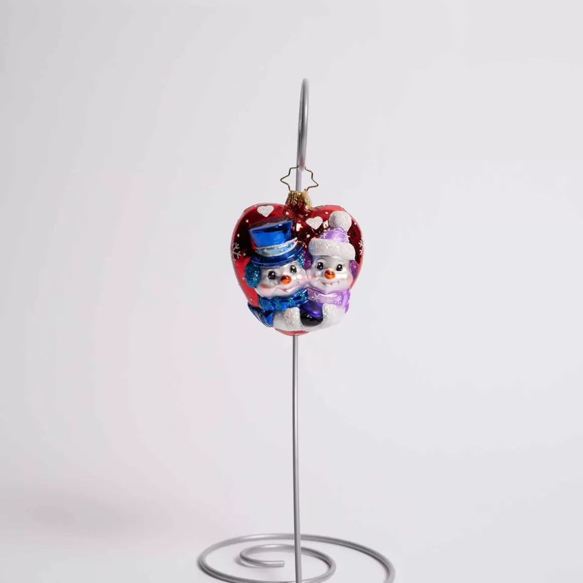 Christmas Place A Frosty First Christmas Glass Gem Ornament Cheap