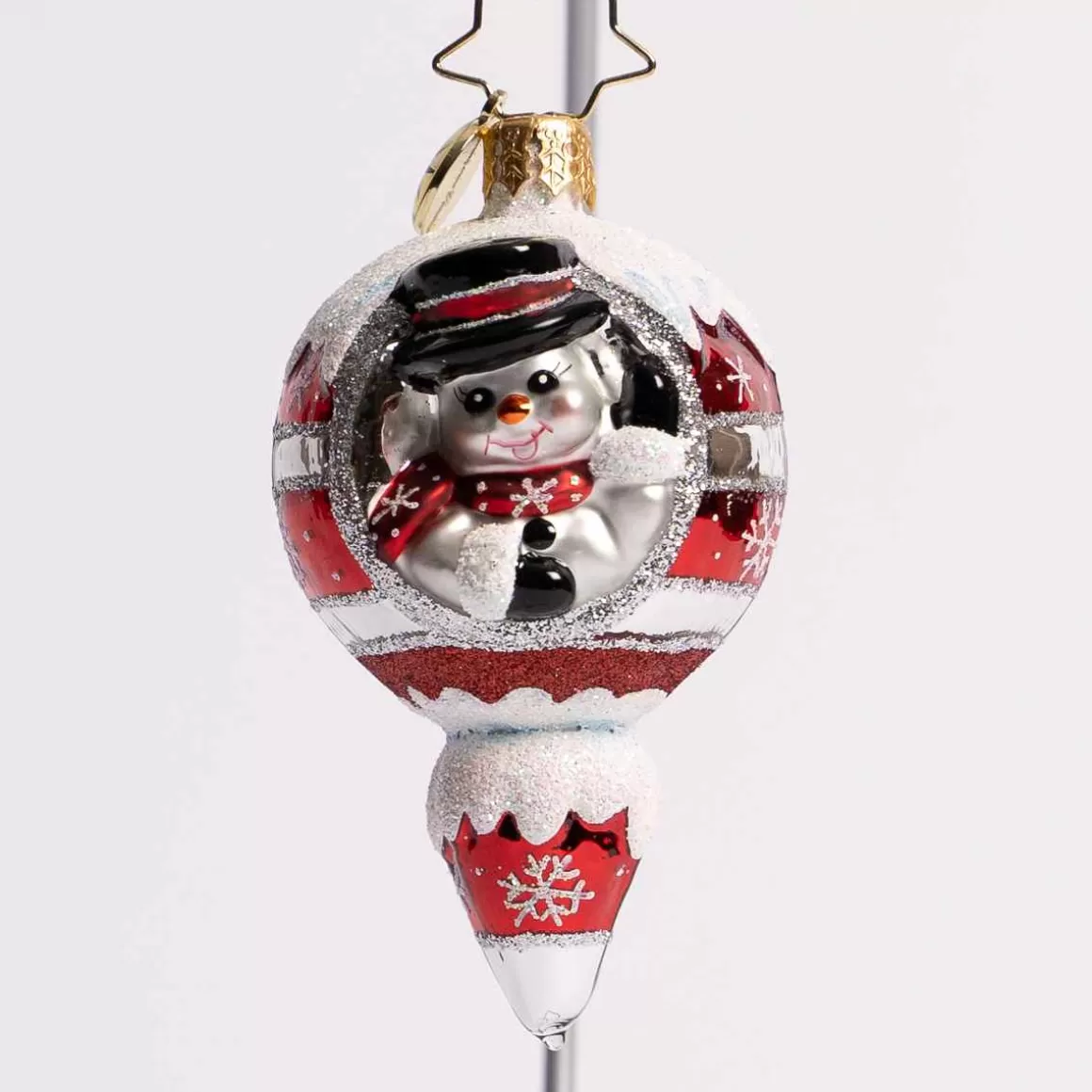 Christmas Place A Frosty Hello Glass Gem Ornament Online