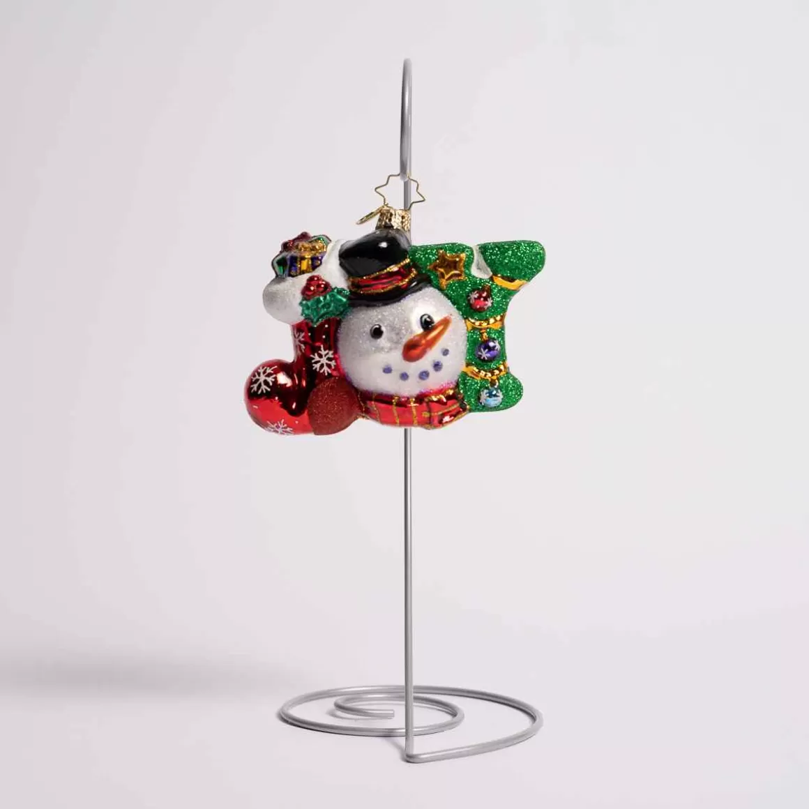 Christmas Place A Joyful Holiday Glass Ornament Hot