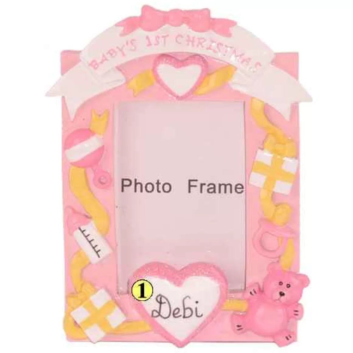 Christmas Place Baby Girl Frame Sale