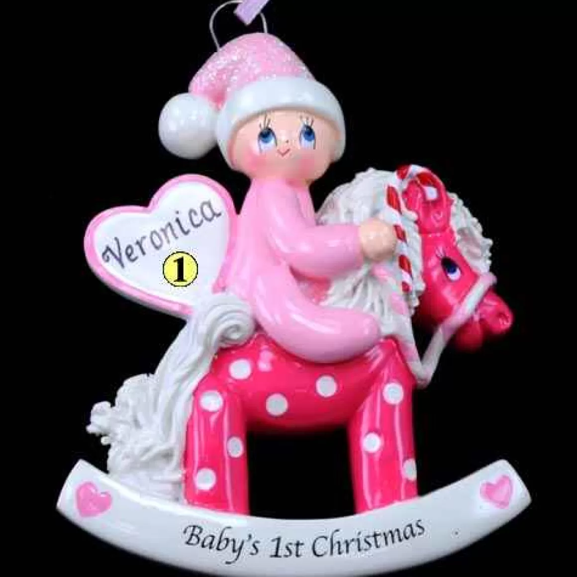 Christmas Place Baby Girl On Pony Store