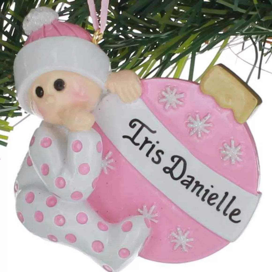 Christmas Place Baby Girl Ornament Cheap