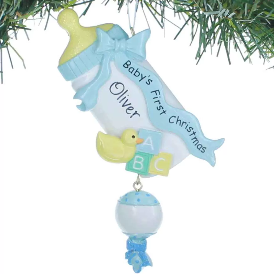 Christmas Place Baby"S First Bottle Ornament Best