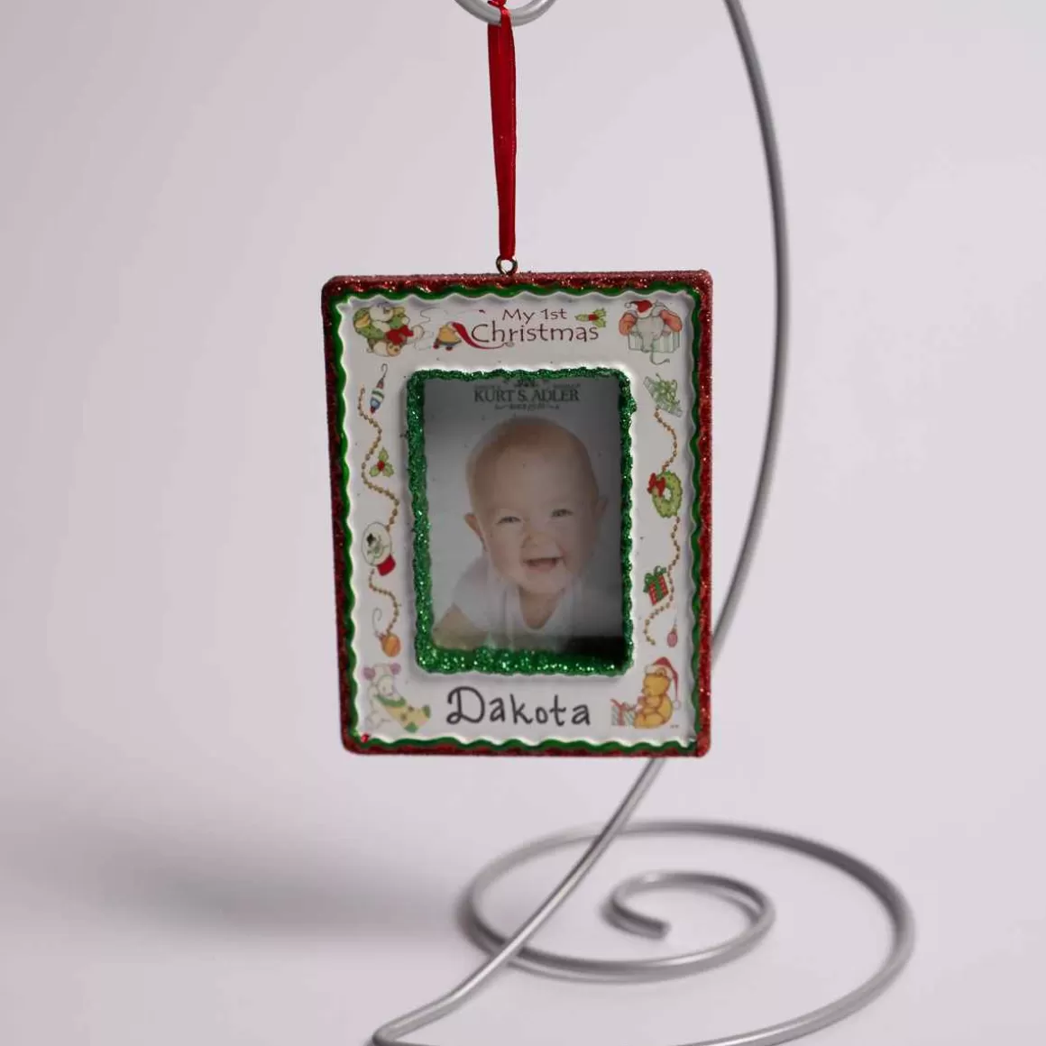 Christmas Place Baby's First Picture Frame Ornament Outlet