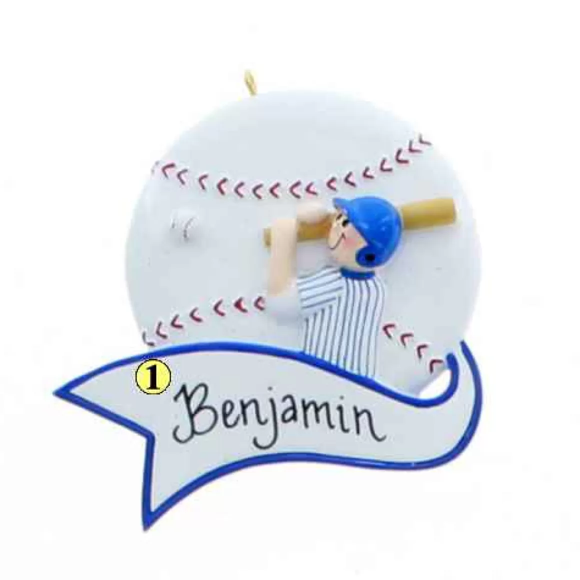 Christmas Place Baseball Hit Ornament Cheap