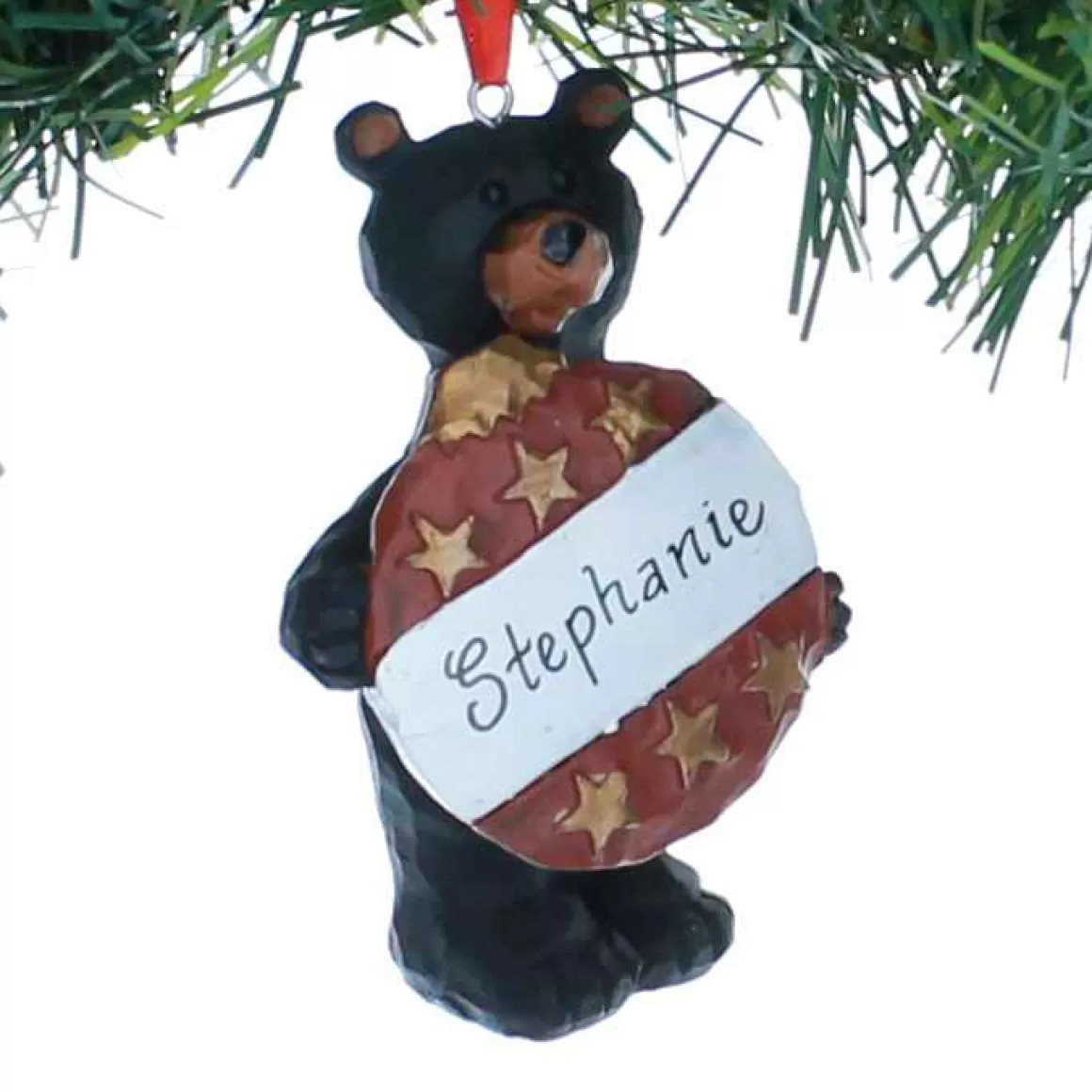 Christmas Place Bear Ornament Cheap