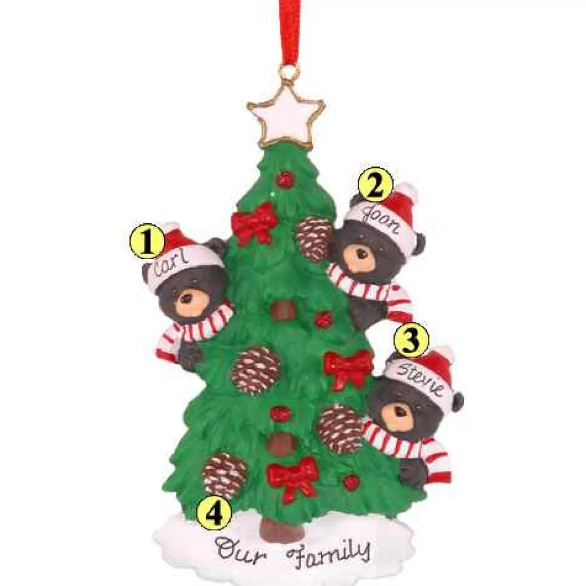 Christmas Place Bear Tree Family Of 3 Best Sale