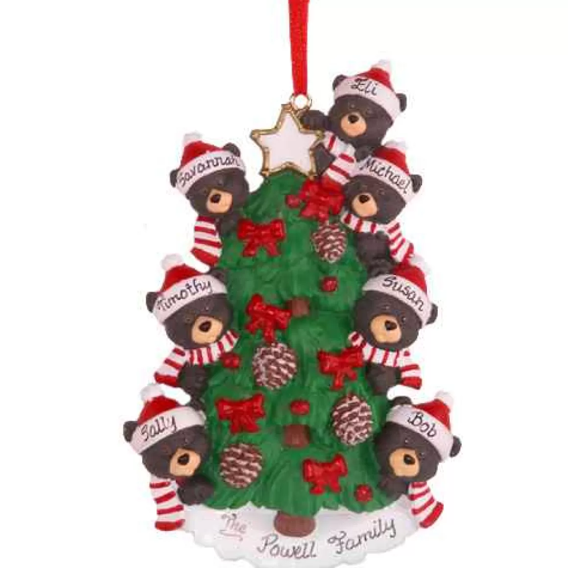 Christmas Place Bear Tree Family Of 7 Best Sale