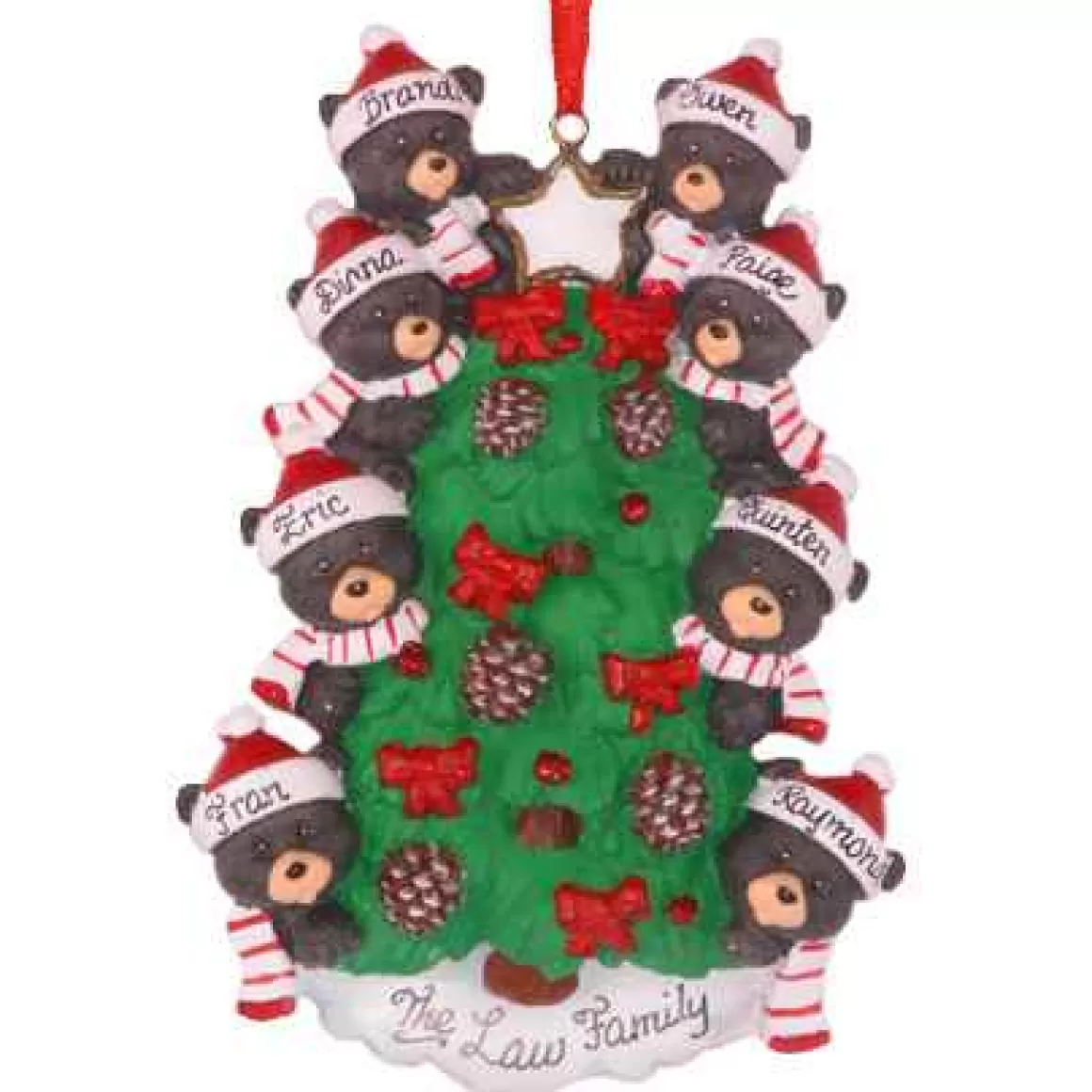 Christmas Place Bear Tree Family Of 8 Online