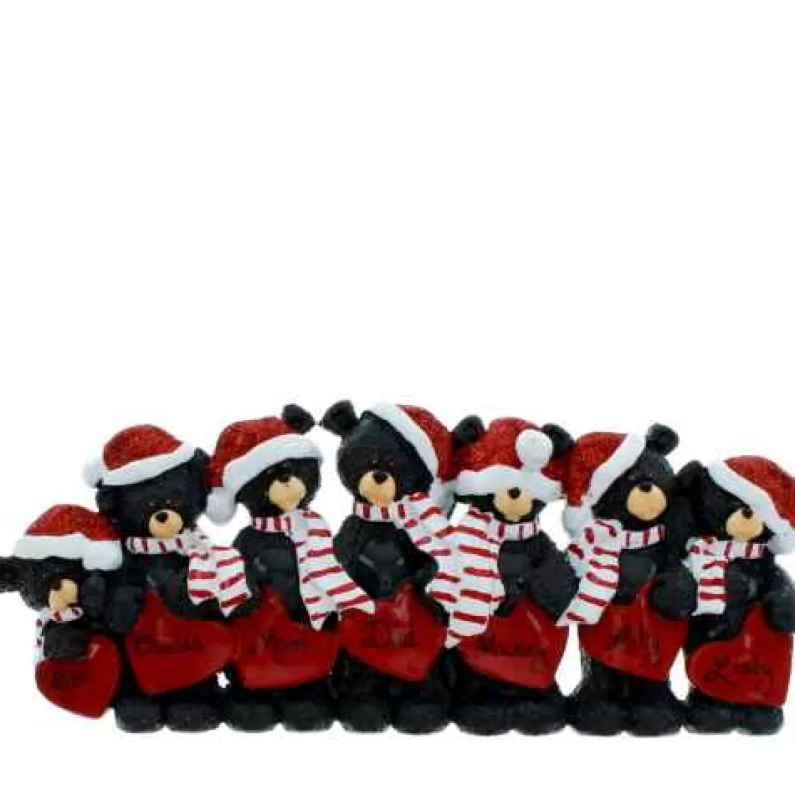 Christmas Place Bears Hearts Family Of 7 Best Sale