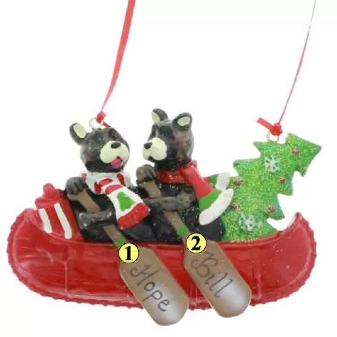 Christmas Place Bears In Canoe 2 Best