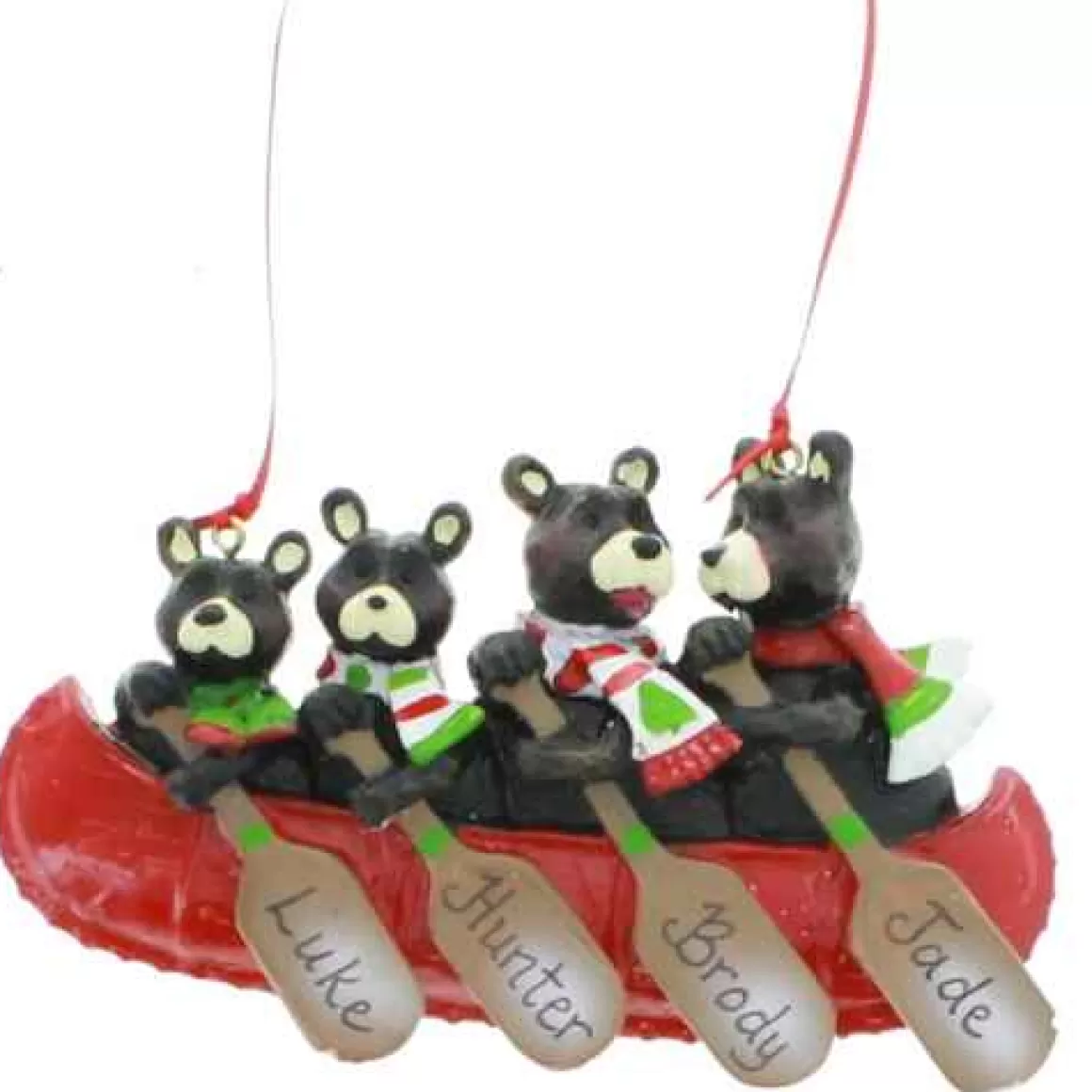 Christmas Place Bears In Canoe 4 Hot