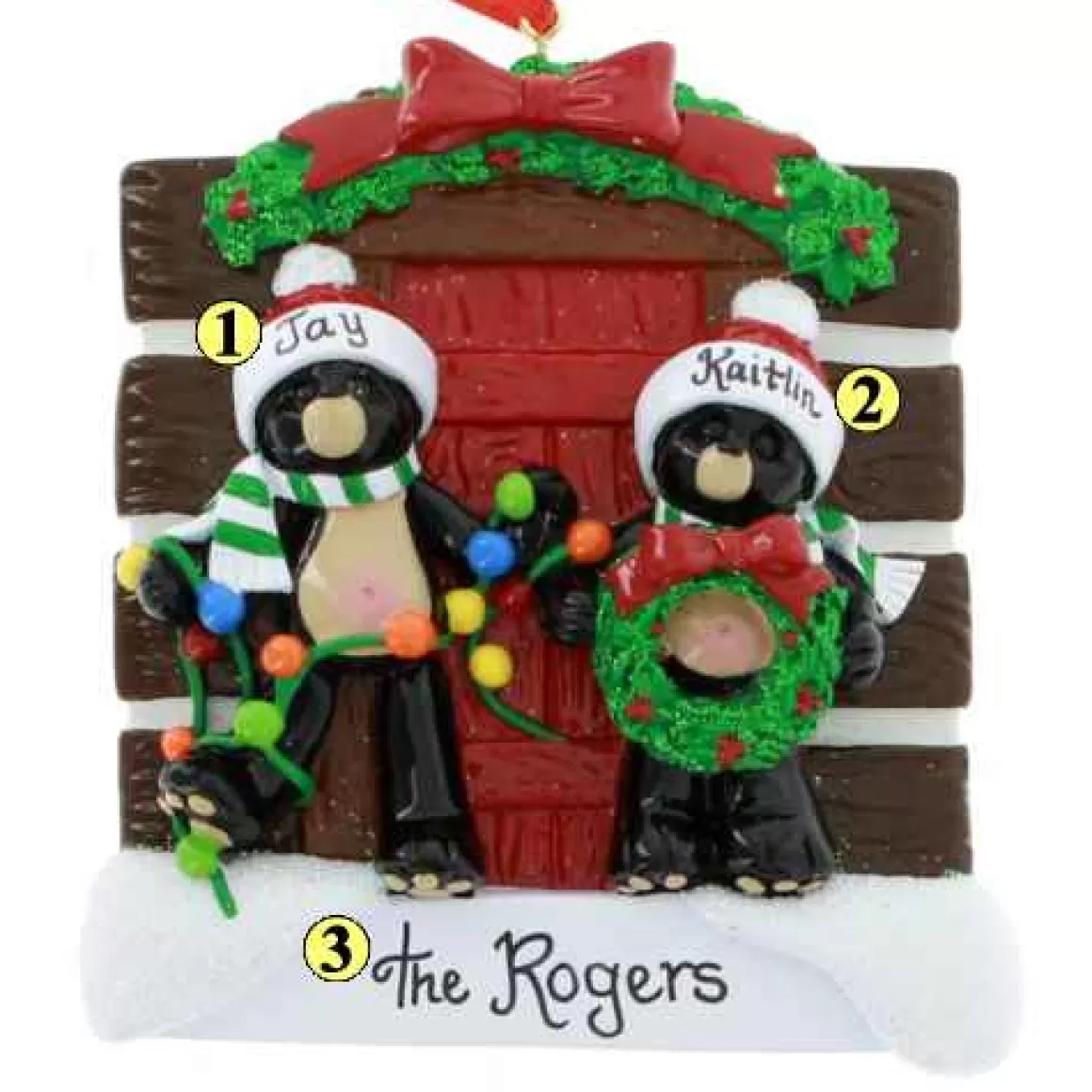 Christmas Place Black Bear Cabin Couple Best Sale