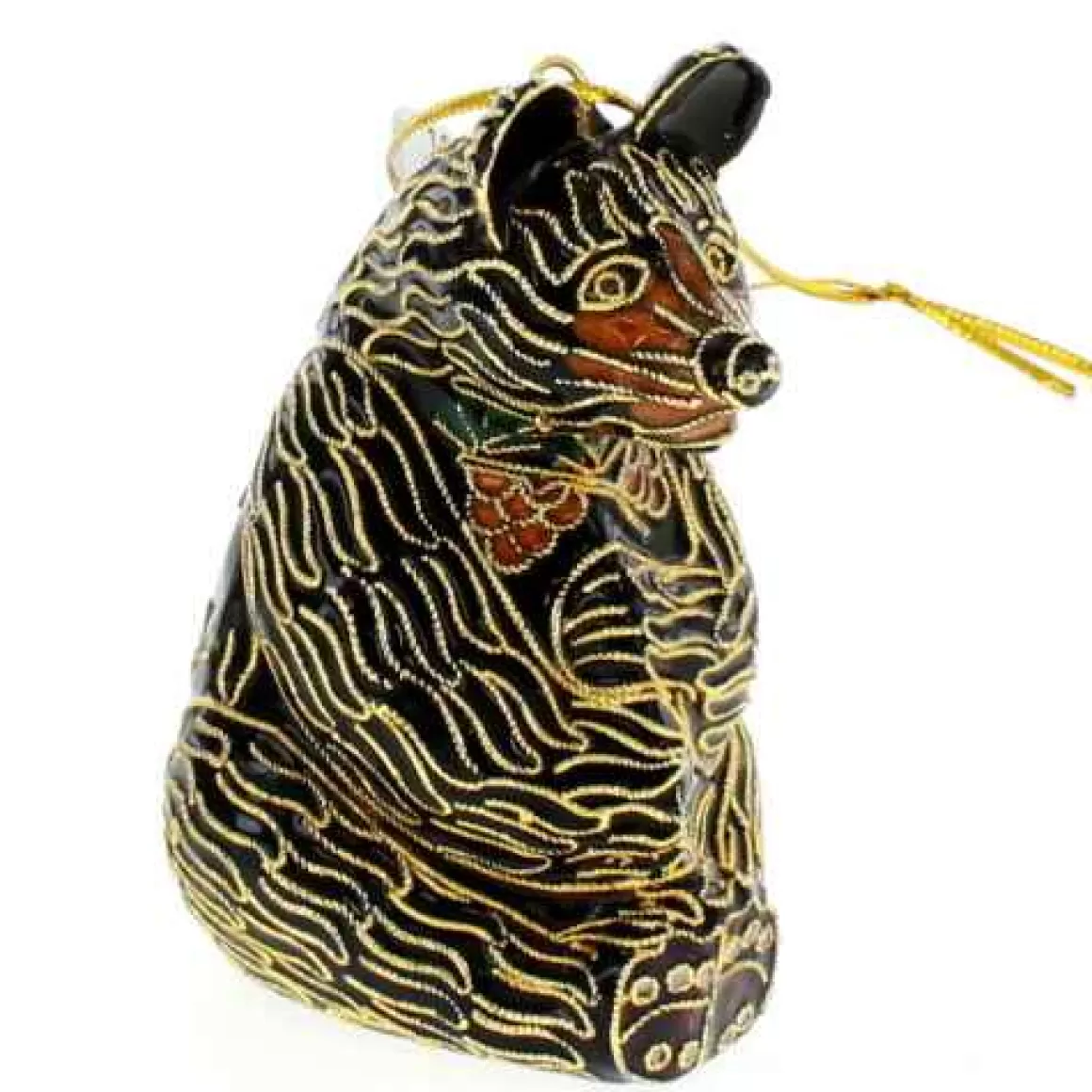 Christmas Place Black Bear Ornament Discount