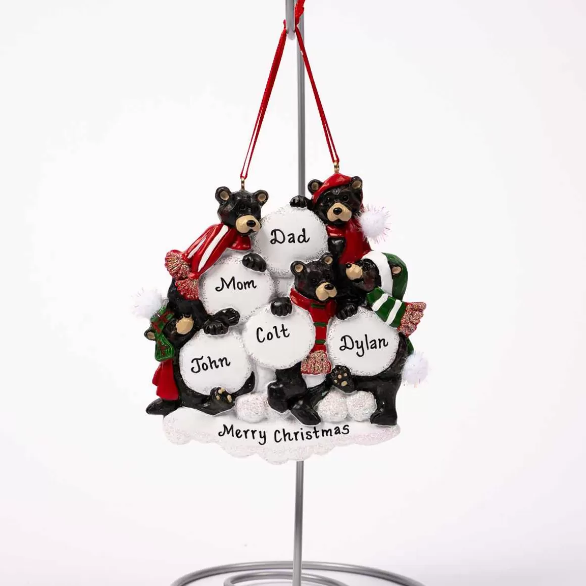 Christmas Place Black Bear Snowball Family Of 5 Store