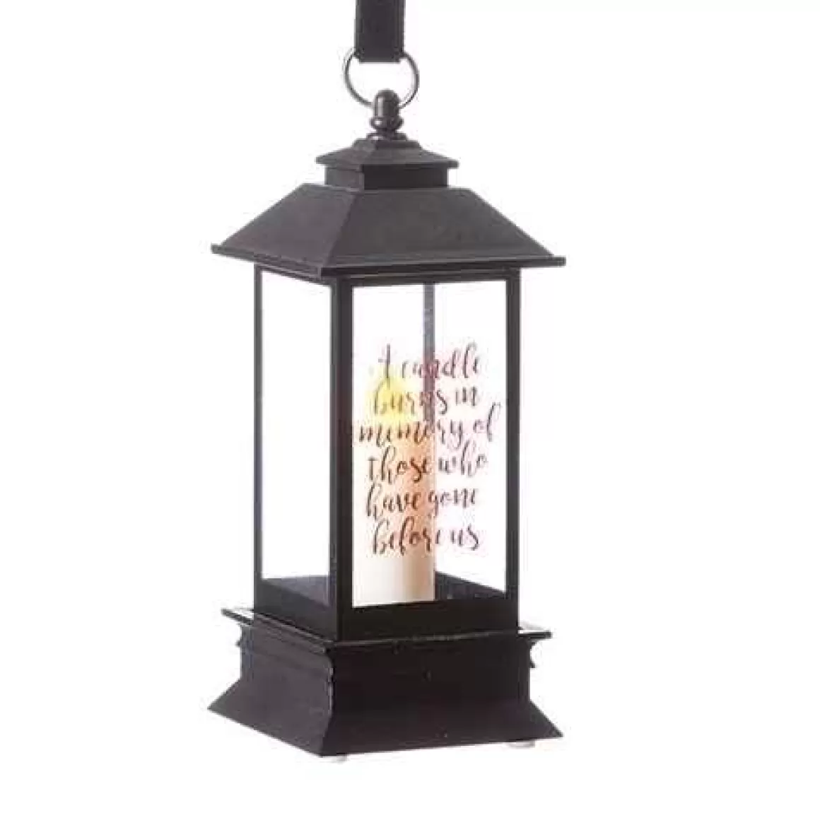 Christmas Place Black Memorial Led Lantern Clearance