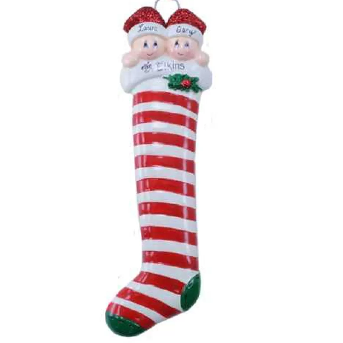 Christmas Place Candy Cane Stocking Couple Cheap