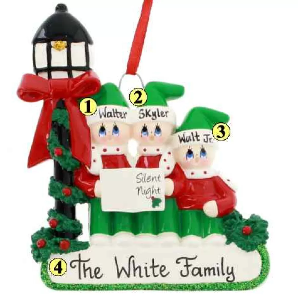 Christmas Place Caroler Family Of 3 New