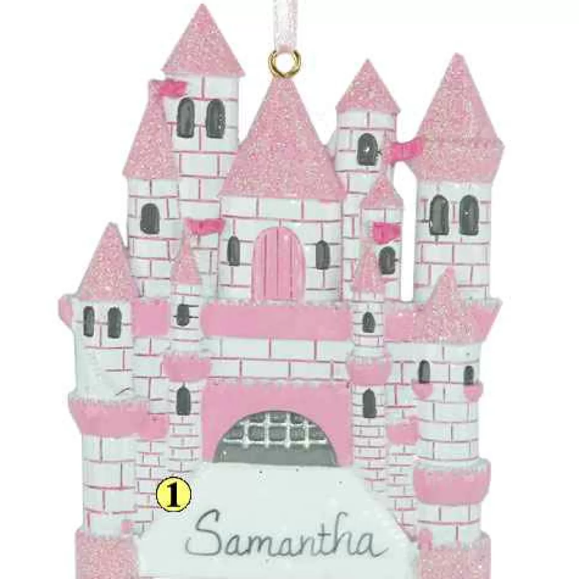 Christmas Place Castle Ornament Cheap