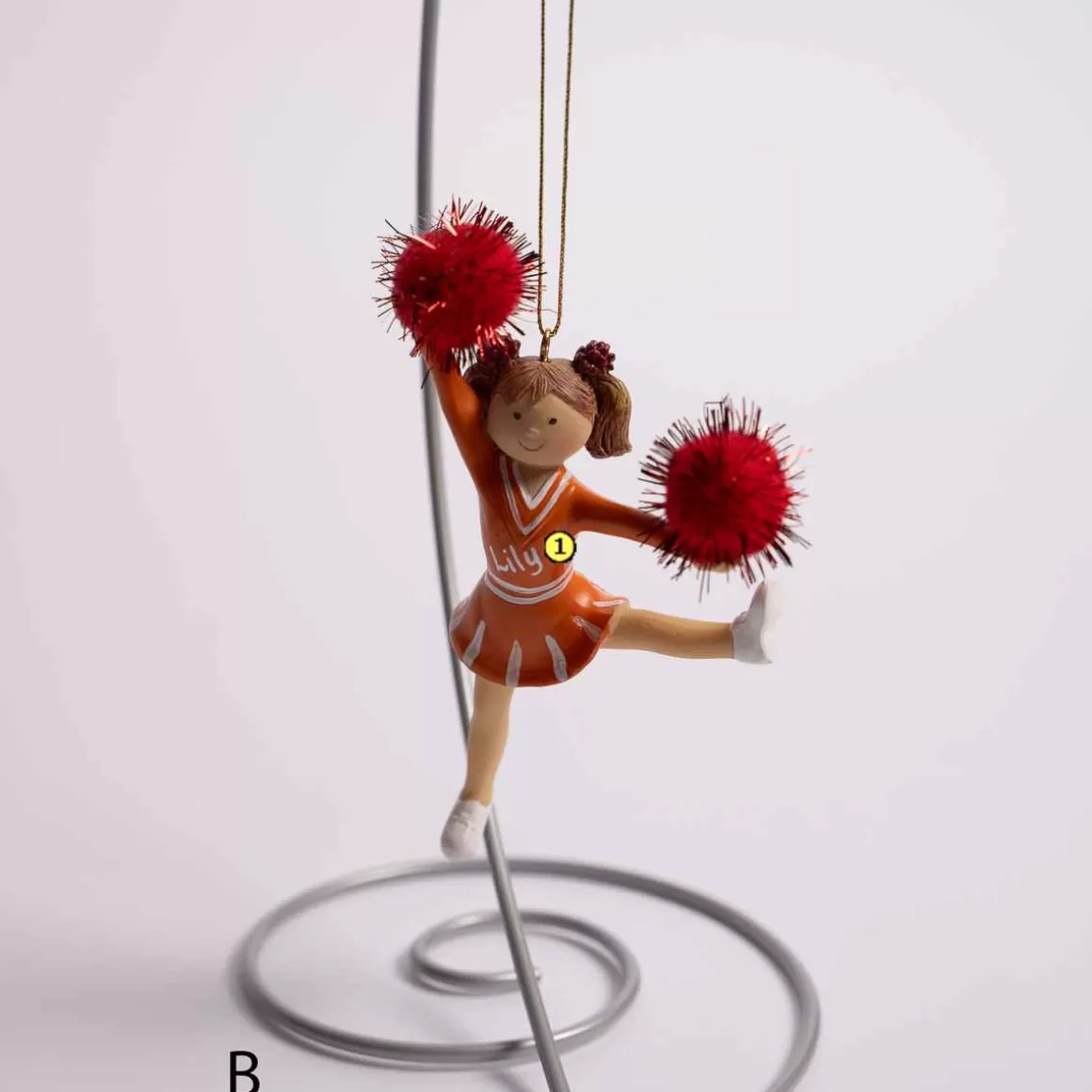 Christmas Place Cheerleader Ornament Fashion