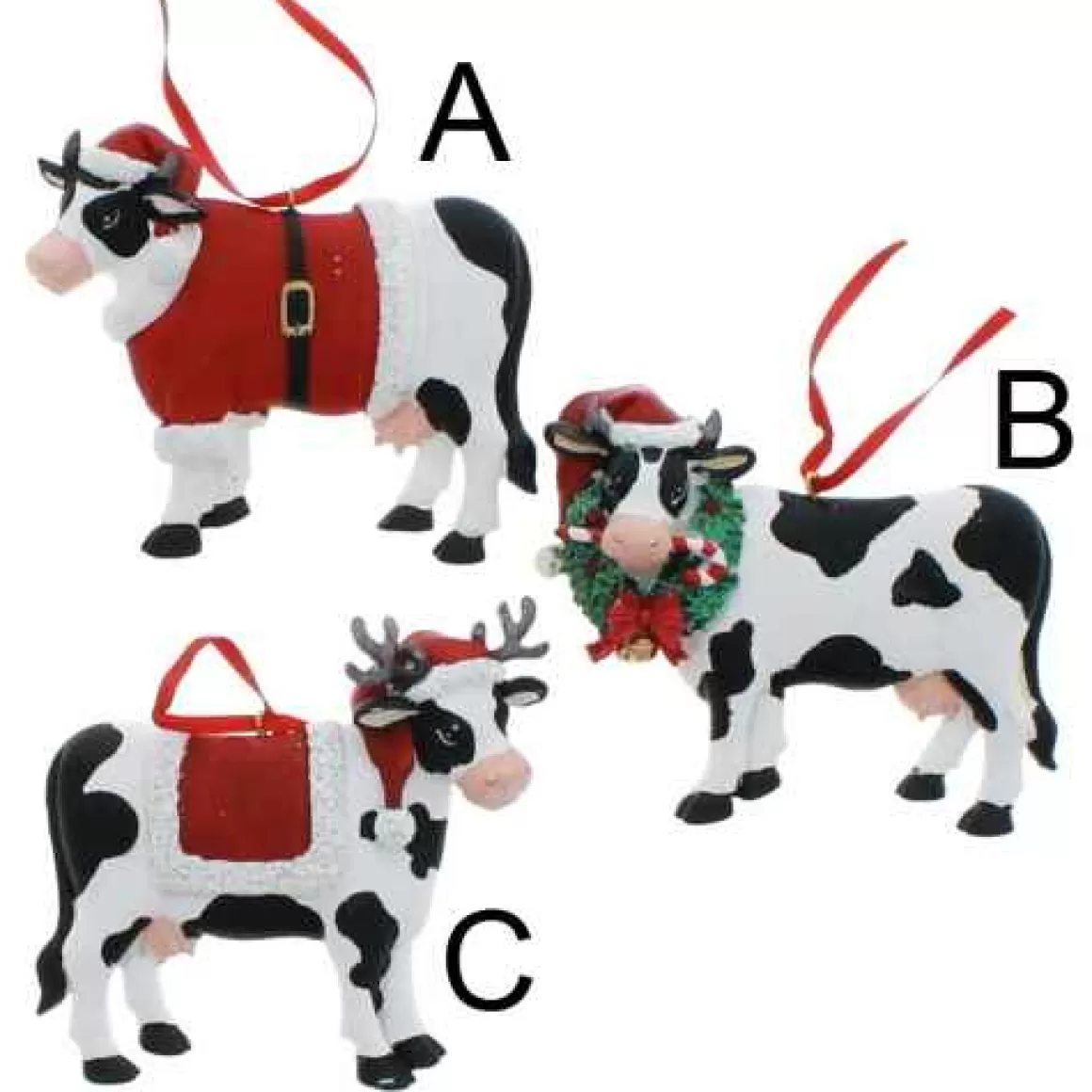 Christmas Place Christmas Cow Ornament Online