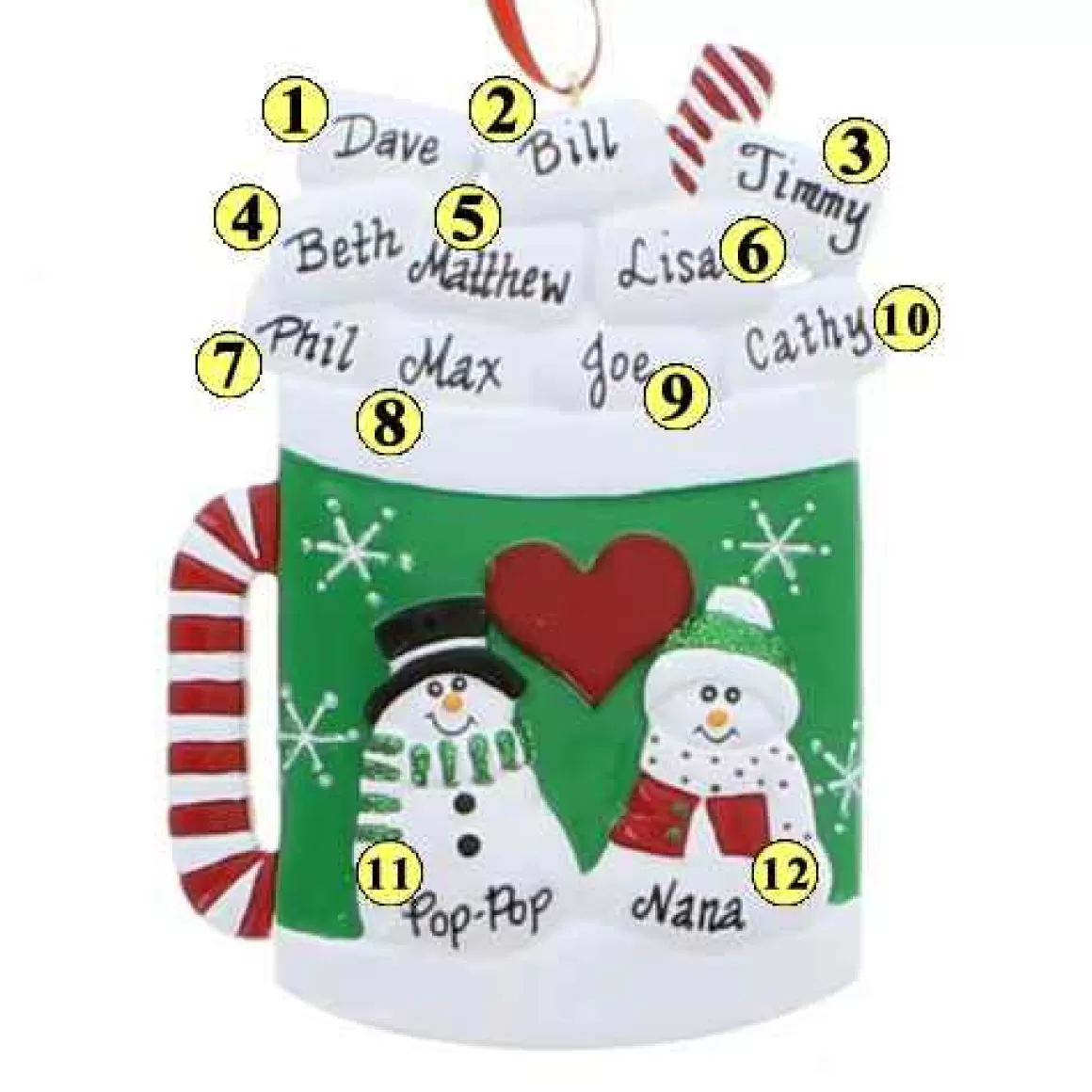 Christmas Place Christmas Mug Ornament Outlet