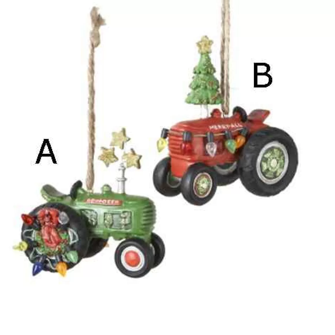 Christmas Place Christmas Tractor Ornament Best