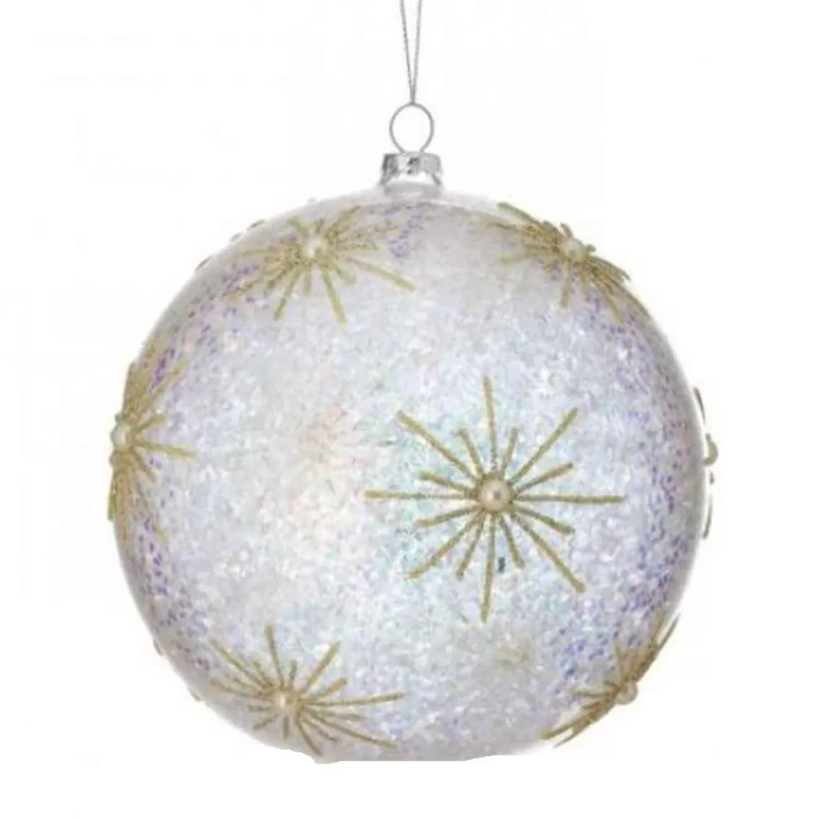 Christmas Place Clear Starburst Ball Best