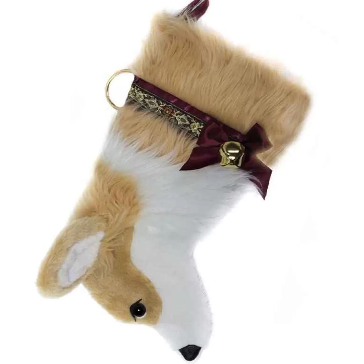 Christmas Place Corgi Stocking New