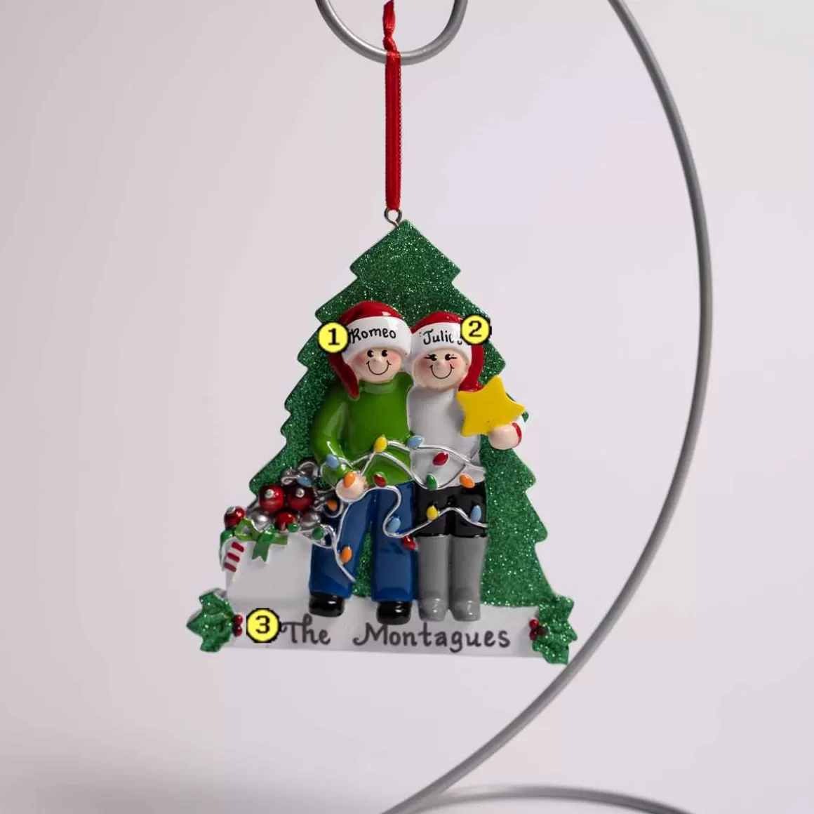 Christmas Place Couple Decorating Tree Flash Sale